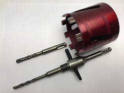 SET diamantové korunky pr. 82 pro elektrokrabice